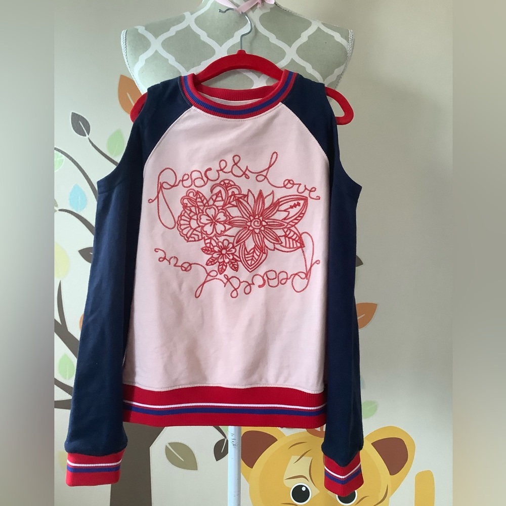 BCBG Girls Cut-Out Sweatshirt